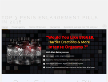 Tablet Screenshot of dickenlargementdrugs.com